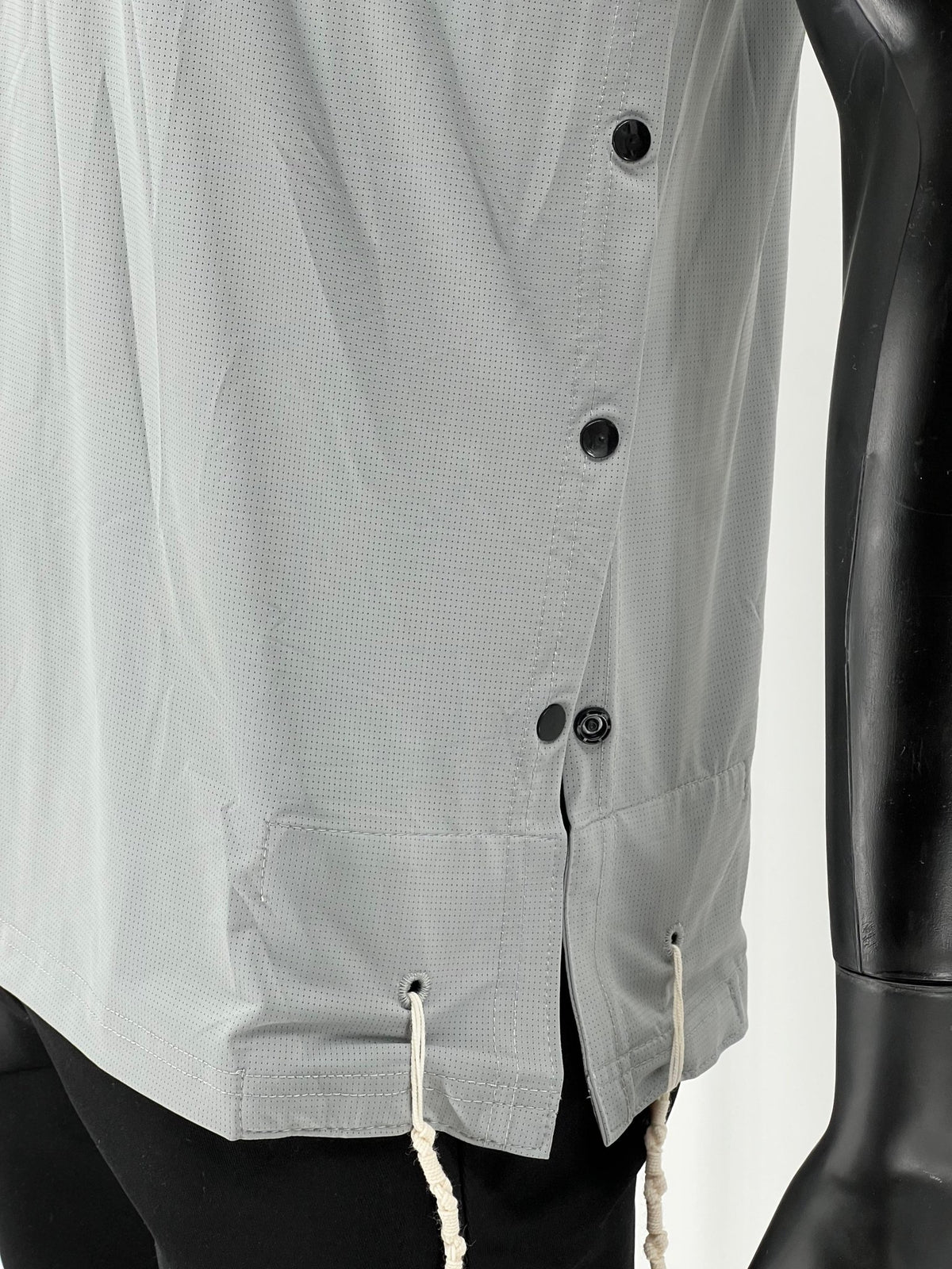 Men's Dri-Fit tzitzit T-shirt with sleeves – alternate garment view