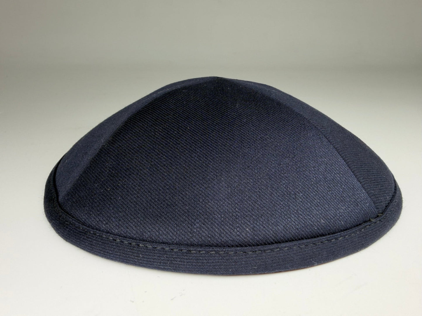 Classic Colored Kippah Matte with Trim - Elegant Everyday Yarmulke