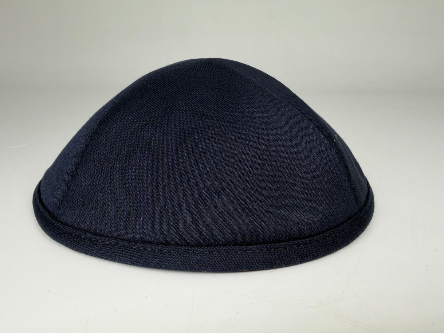 Classic Colored Kippah Matte with Trim - Elegant Everyday Yarmulke