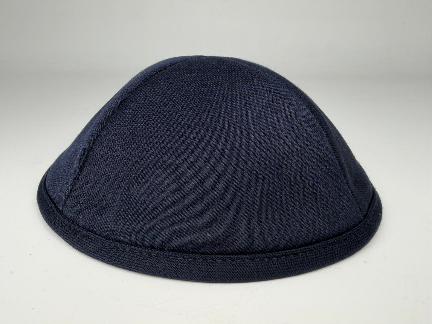 Classic Colored Kippah Matte with Trim - Elegant Everyday Yarmulke