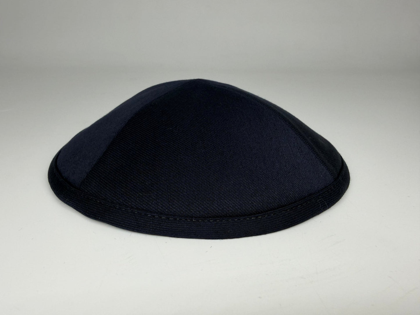 Classic Colored Kippah Matte with Trim - Elegant Everyday Yarmulke