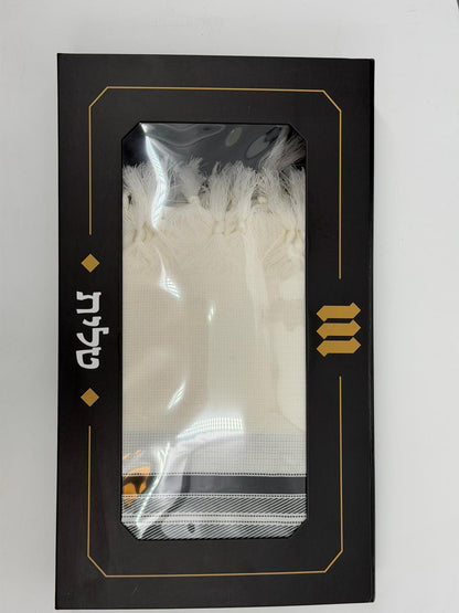 Wool Tallit Gadol – Tashbetz Non-Slip by MMJ