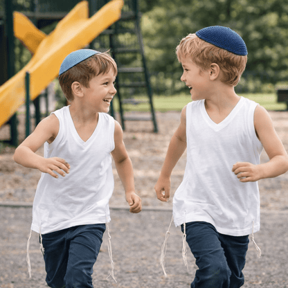 Kids T-shirt Tzitzit - Ashkenazi, Sephardi or Chabad