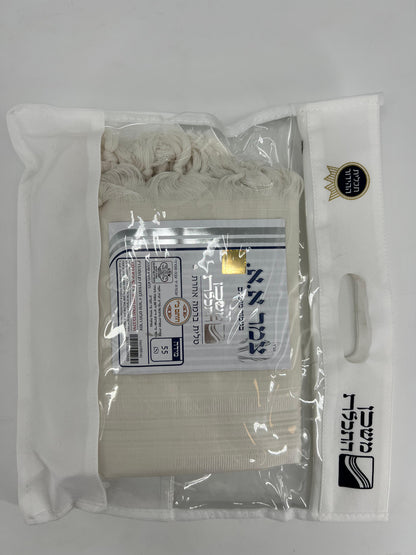 Mishkan HaTekhelet Wool Tallit–Sephardi Style–Hand-Spun Thick Strings – 100% Wool