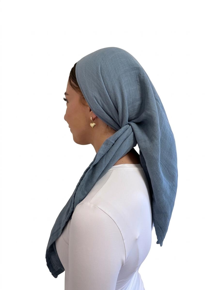 Bamboo Cotton Tichel – Jewish Head Covering, Soft Modest Headscarf
