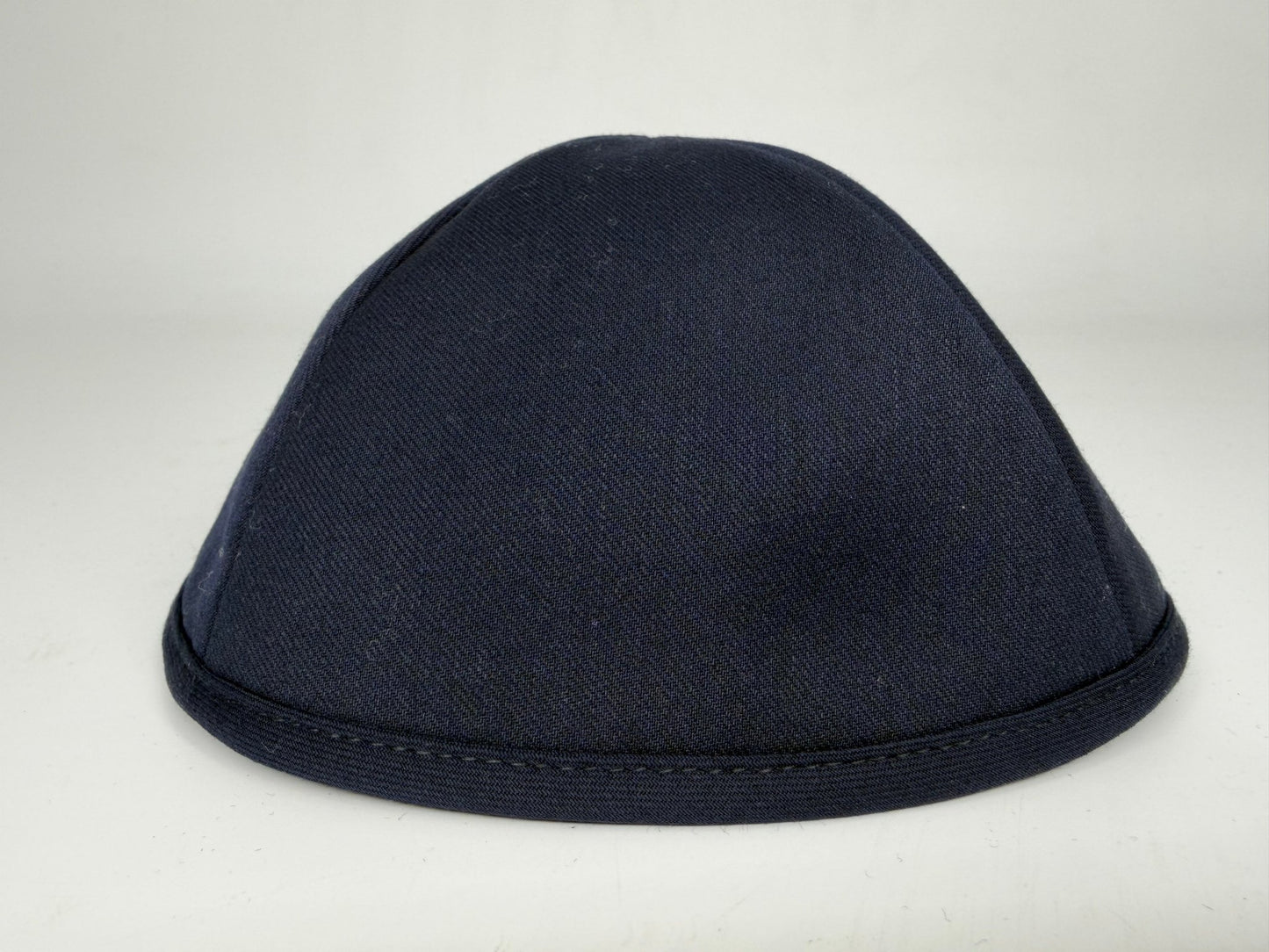 Classic Colored Kippah Matte with Trim - Elegant Everyday Yarmulke