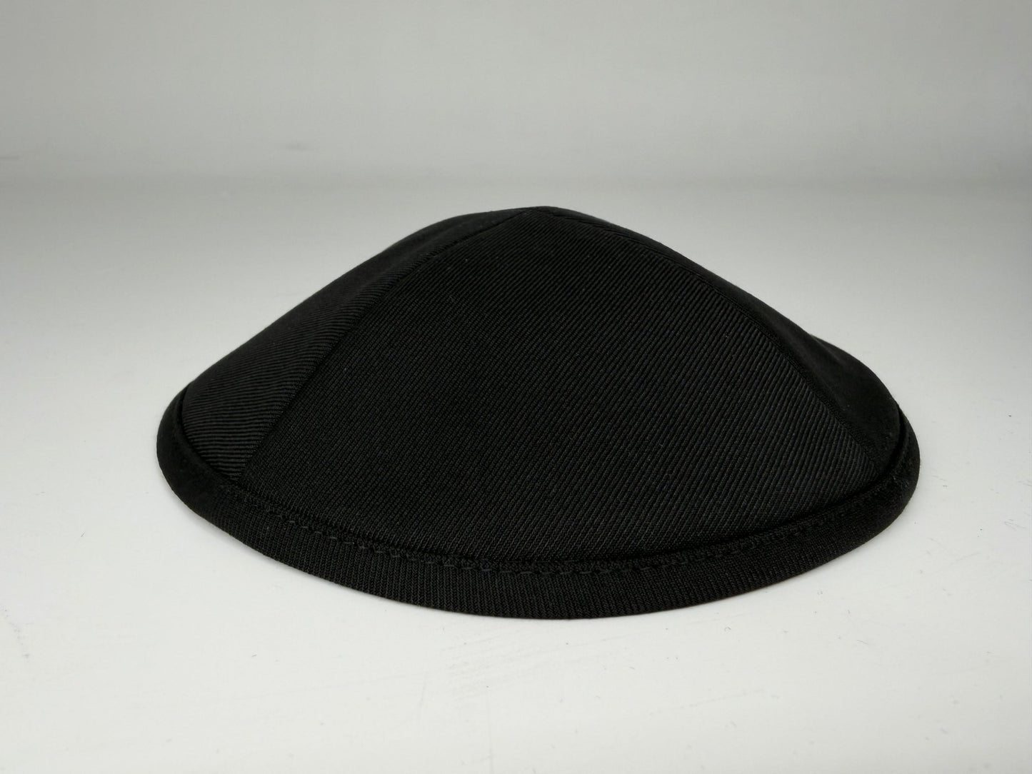 Classic Colored Kippah Matte with Trim - Elegant Everyday Yarmulke