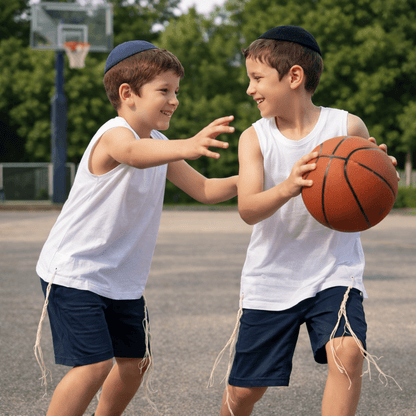 Kids T-shirt Tzitzit - Ashkenazi, Sephardi or Chabad