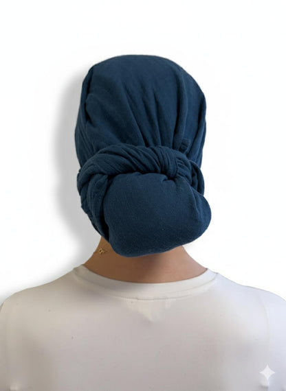Organic Cotton Tichel for Women – Jewish Head Covering, Non-Slip Headscarf