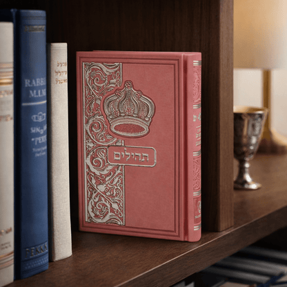 Elegant Shaarav BTodah Tehillim – Book of Psalms in Hebrew Faux Leather