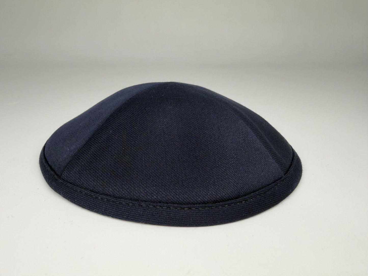 Classic Colored Kippah Matte with Trim - Elegant Everyday Yarmulke