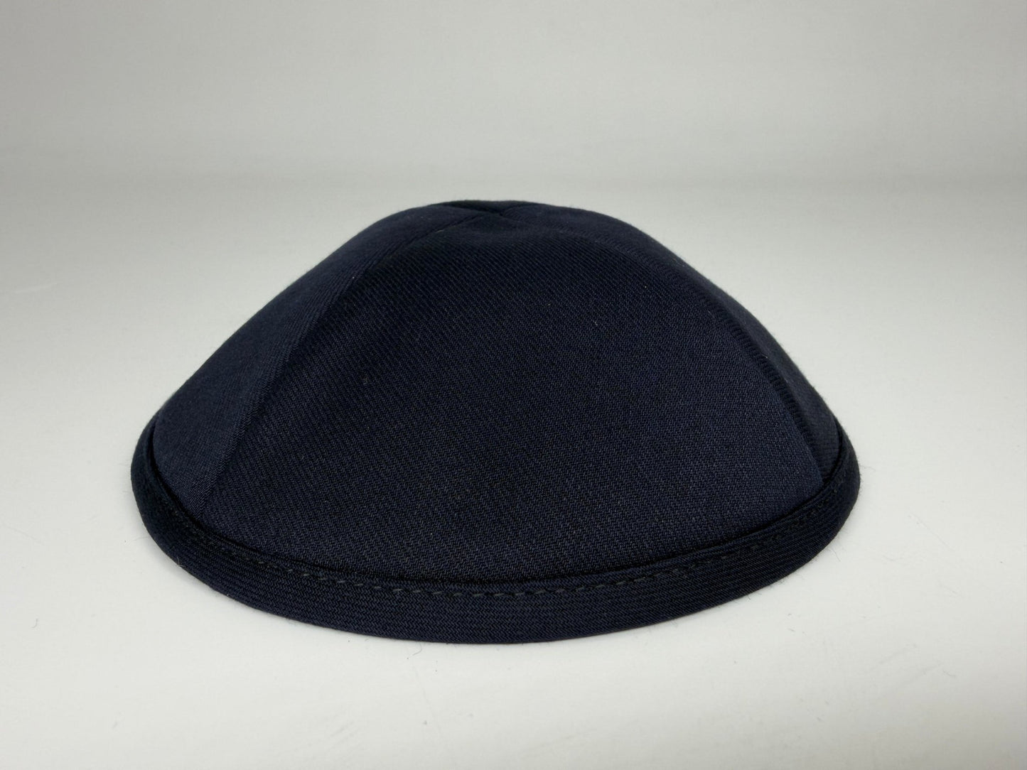 Classic Colored Kippah Matte with Trim - Elegant Everyday Yarmulke