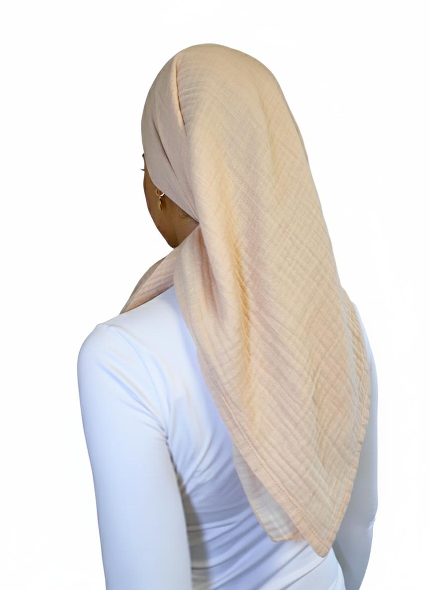 Organic Cotton Tichel for Women – Jewish Head Covering, Non-Slip Headscarf