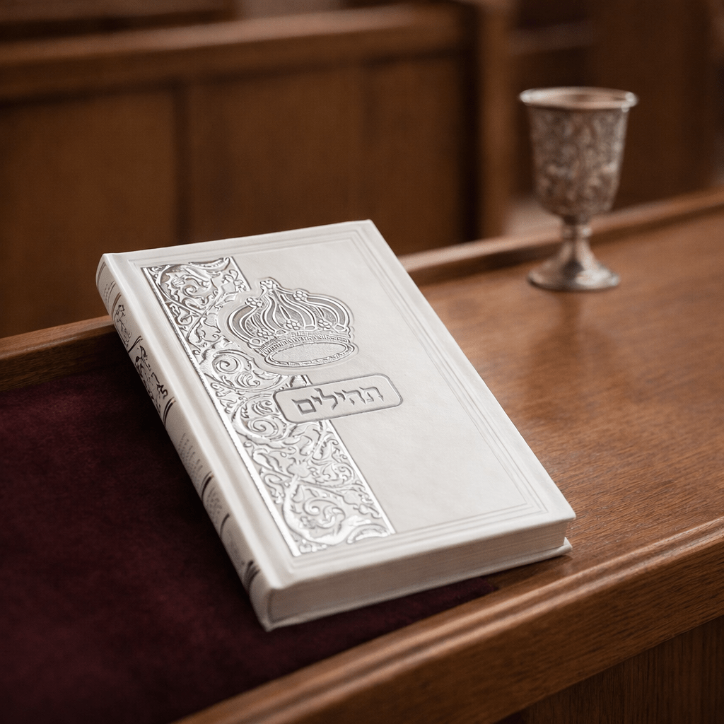 Elegant Shaarav BTodah Tehillim – Book of Psalms in Hebrew Faux Leather