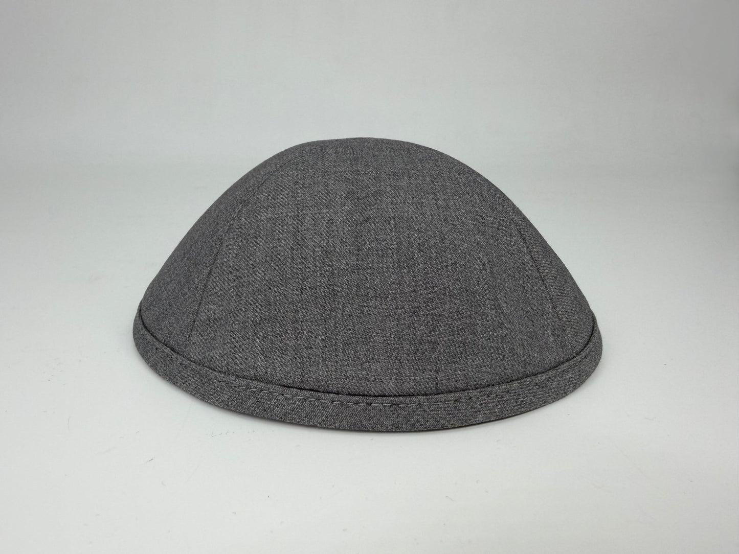 Classic Colored Kippah Matte with Trim - Elegant Everyday Yarmulke