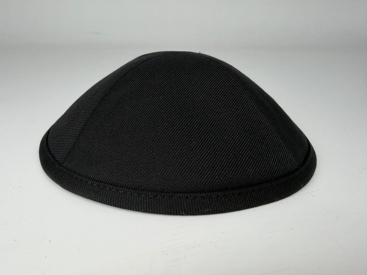 Classic Colored Kippah Matte with Trim - Elegant Everyday Yarmulke