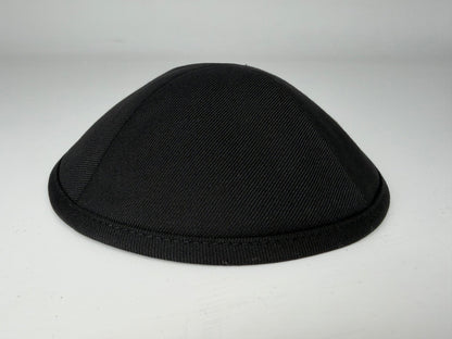 Classic Colored Kippah Matte with Trim - Elegant Everyday Yarmulke