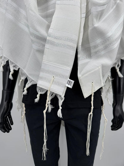 Wool Tallit Gadol – Tashbetz Non-Slip by MMJ