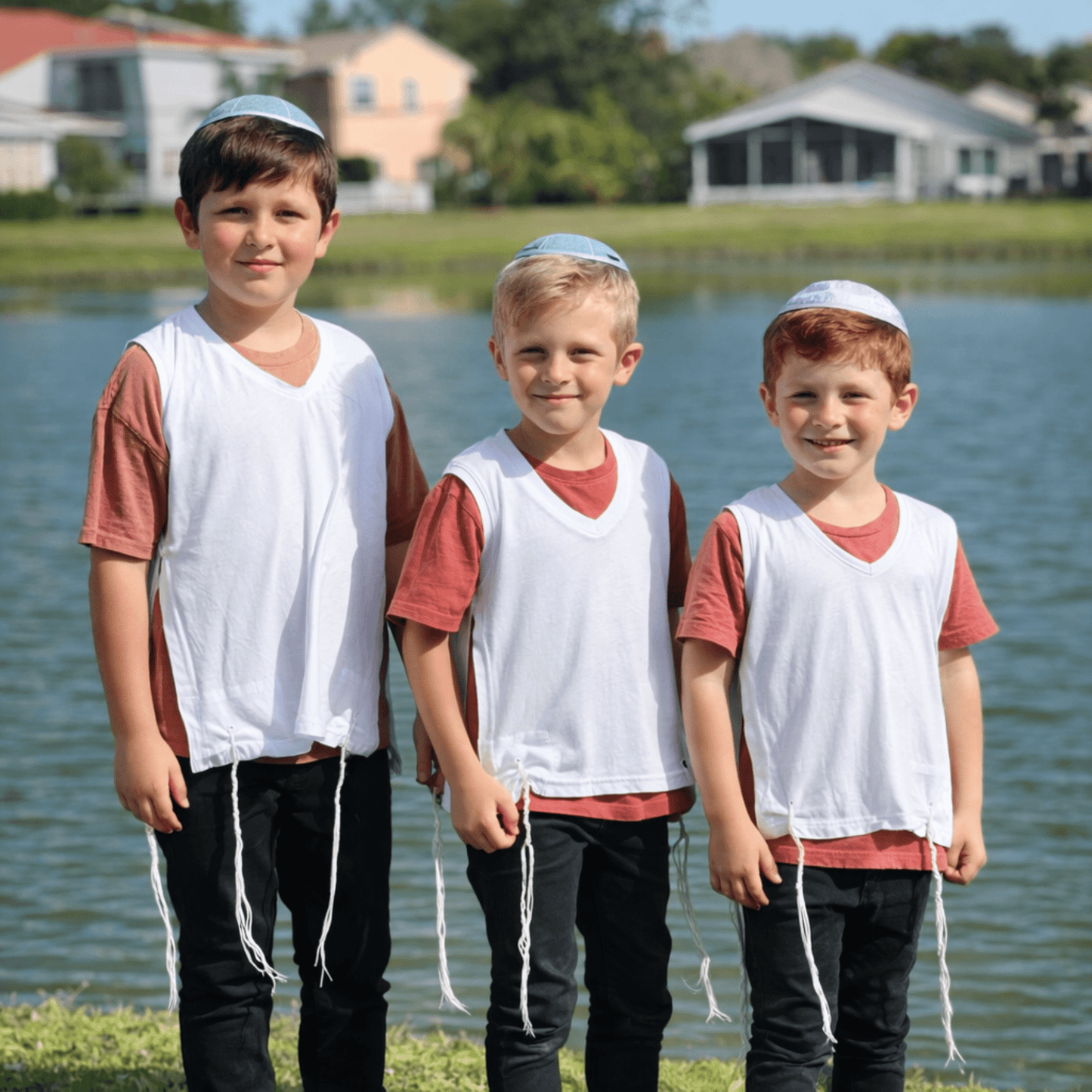 Kids T-shirt Tzitzit - Ashkenazi, Sephardi or Chabad