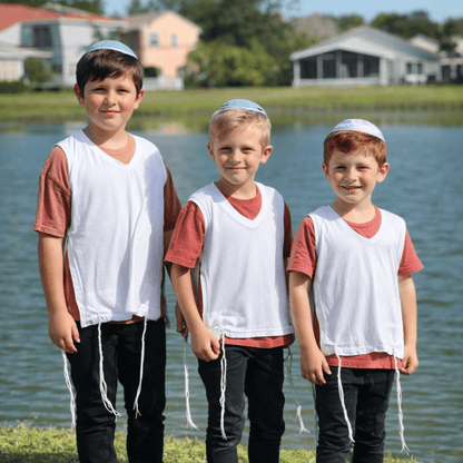 Kids T-shirt Tzitzit - Ashkenazi, Sephardi or Chabad