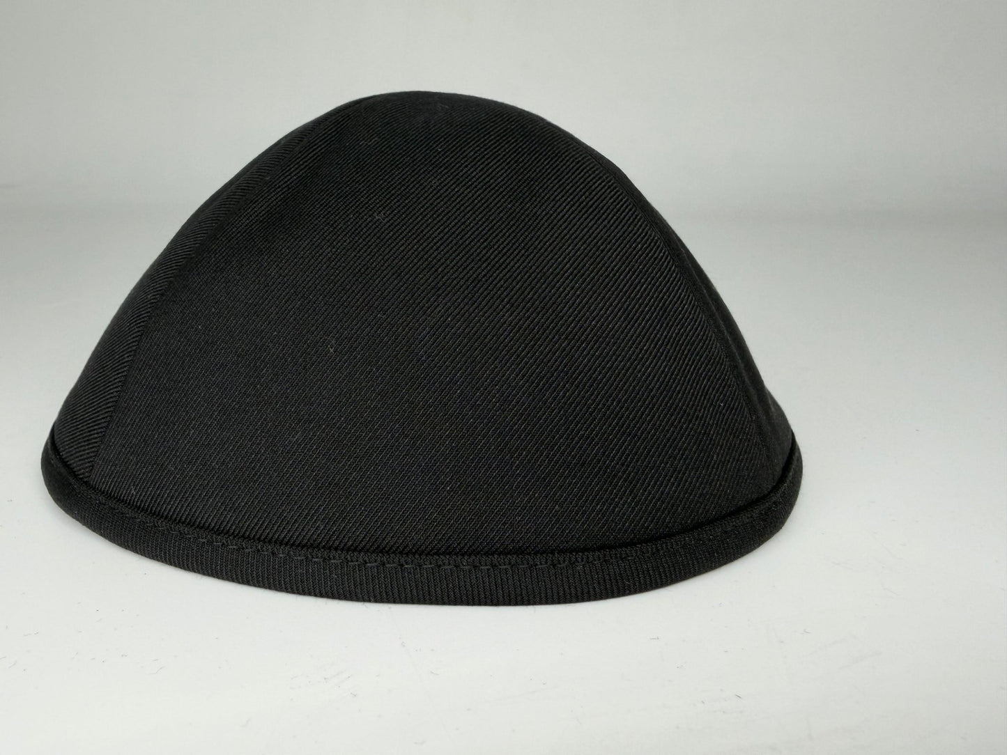 Classic Colored Kippah Matte with Trim - Elegant Everyday Yarmulke