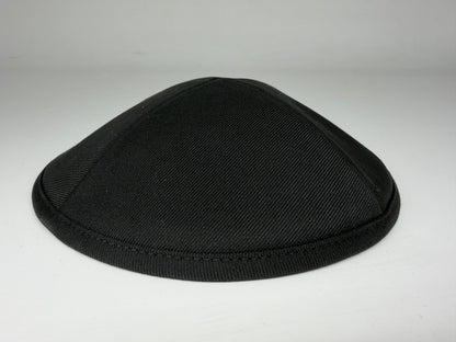 Classic Colored Kippah Matte with Trim - Elegant Everyday Yarmulke