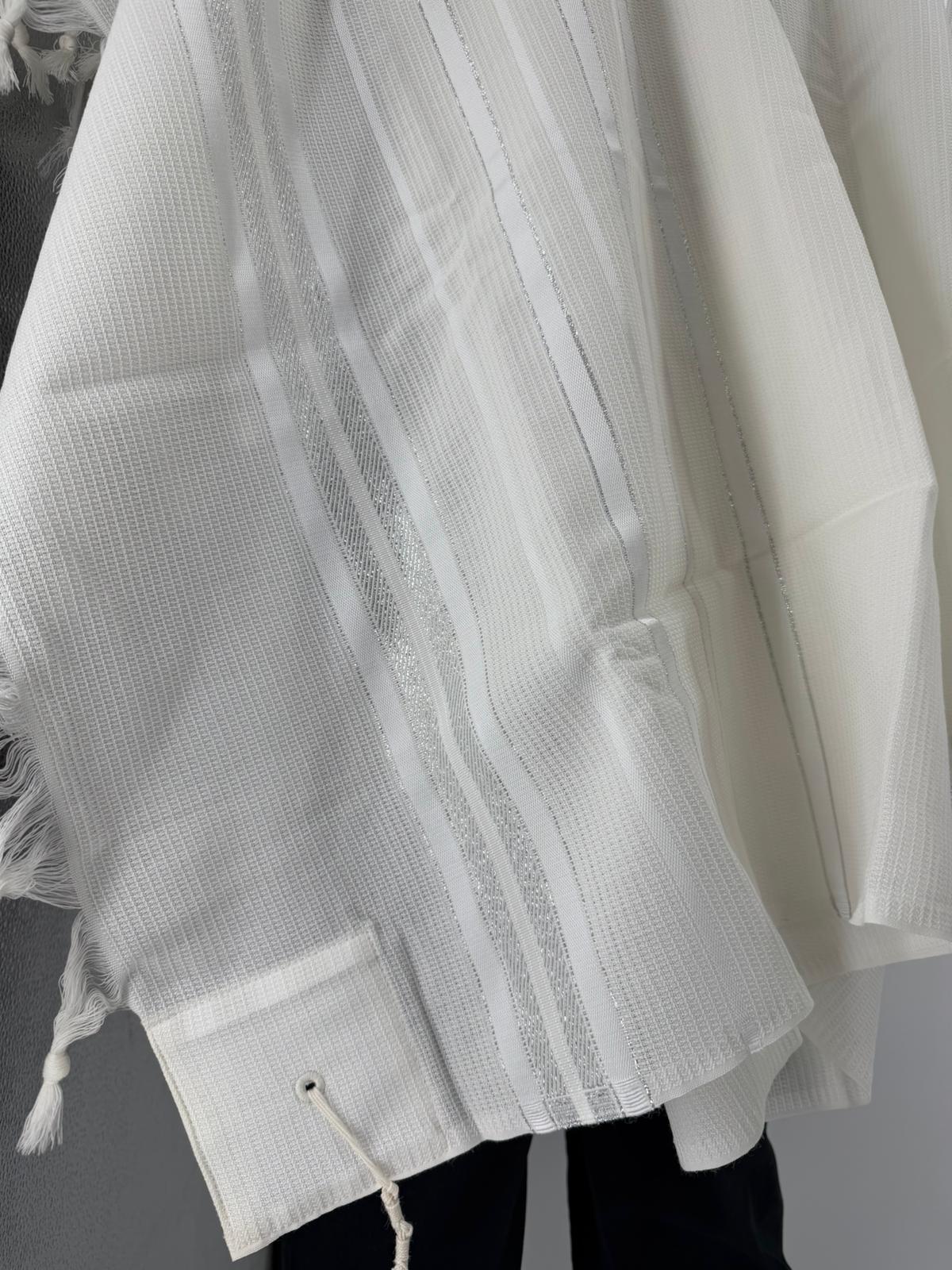 Wool Tallit Gadol – Tashbetz Non-Slip by MMJ