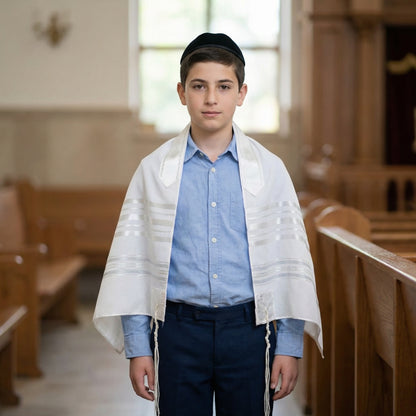 Black 6-Panel Kippah with Trim – Velvet or Plush Finish