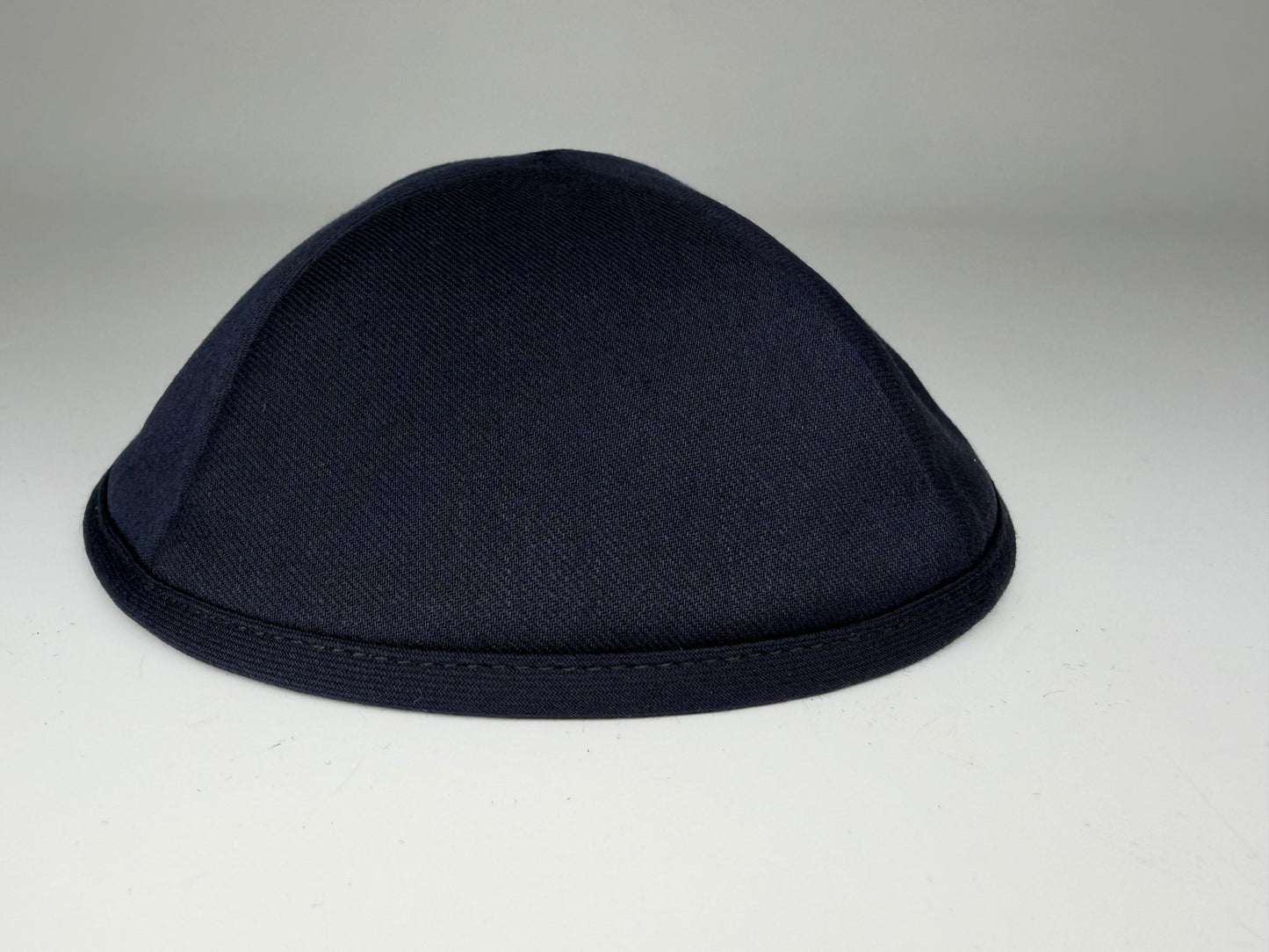 Classic Colored Kippah Matte with Trim - Elegant Everyday Yarmulke