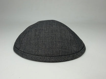 Classic Colored Kippah Matte with Trim - Elegant Everyday Yarmulke