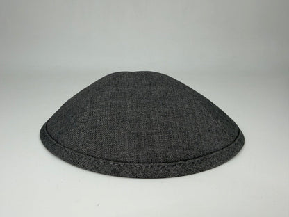 Classic Colored Kippah Matte with Trim - Elegant Everyday Yarmulke