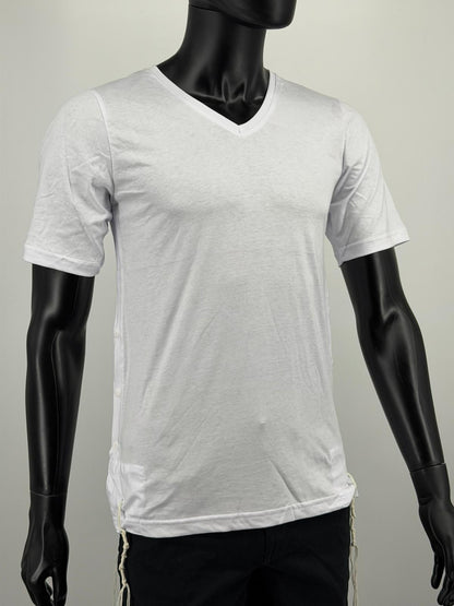 Pack of Men Tzitzit Cotton T-Shirt with Sleeves Ashkenazi Tallit Katan