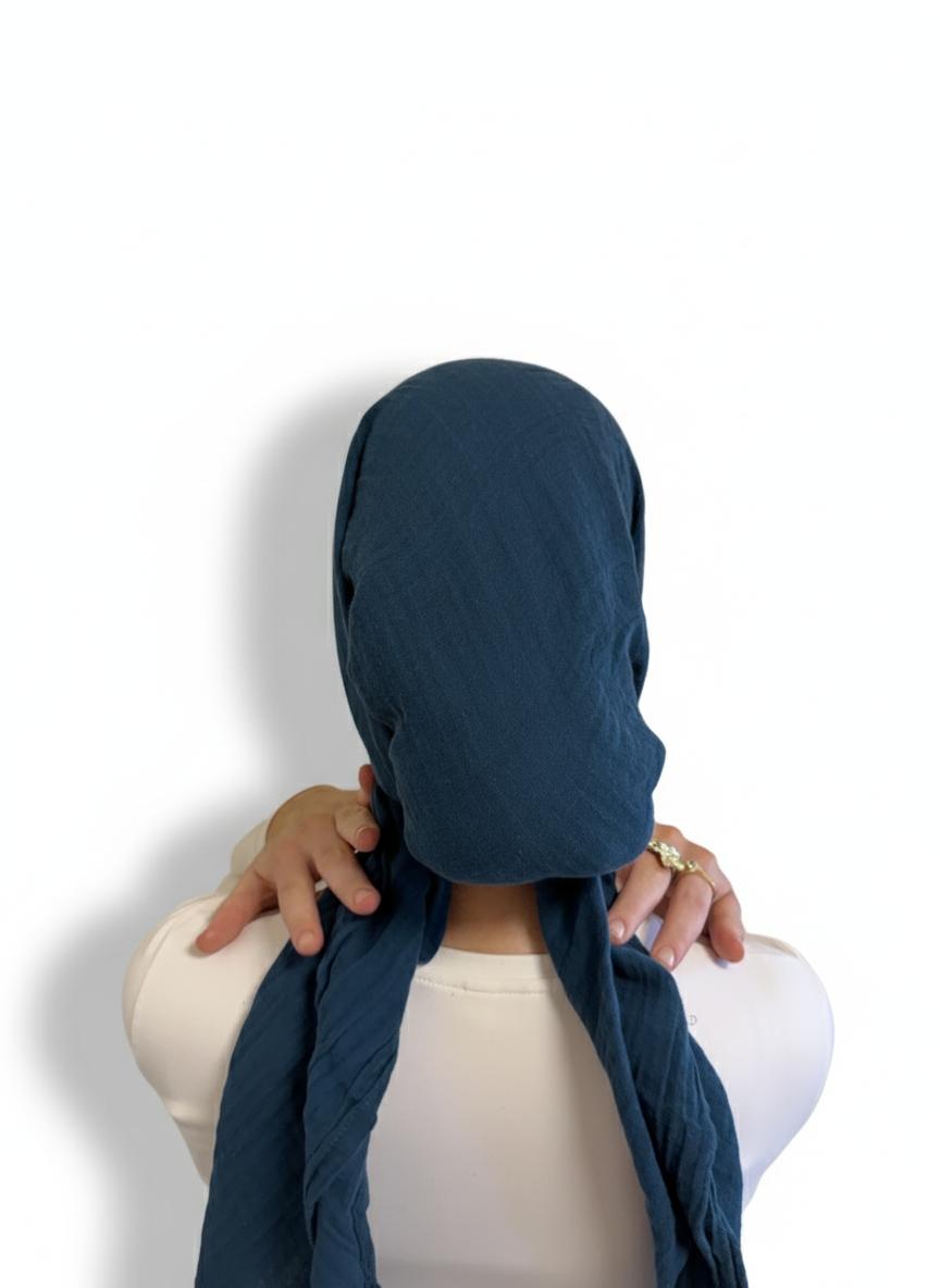 Organic Cotton Tichel for Women – Jewish Head Covering, Non-Slip Headscarf