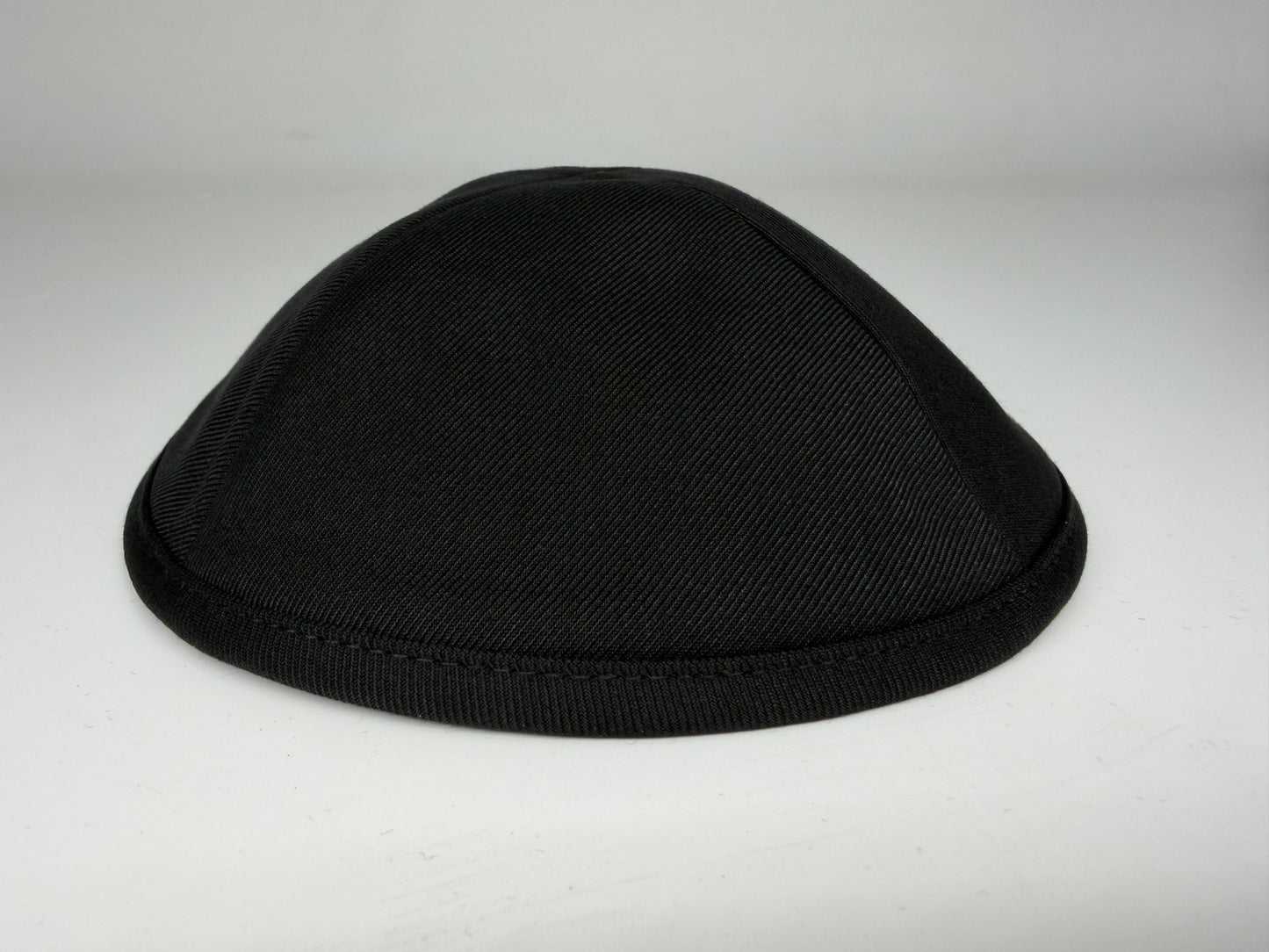 Classic Colored Kippah Matte with Trim - Elegant Everyday Yarmulke