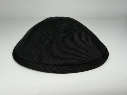 Classic Colored Kippah Matte with Trim - Elegant Everyday Yarmulke