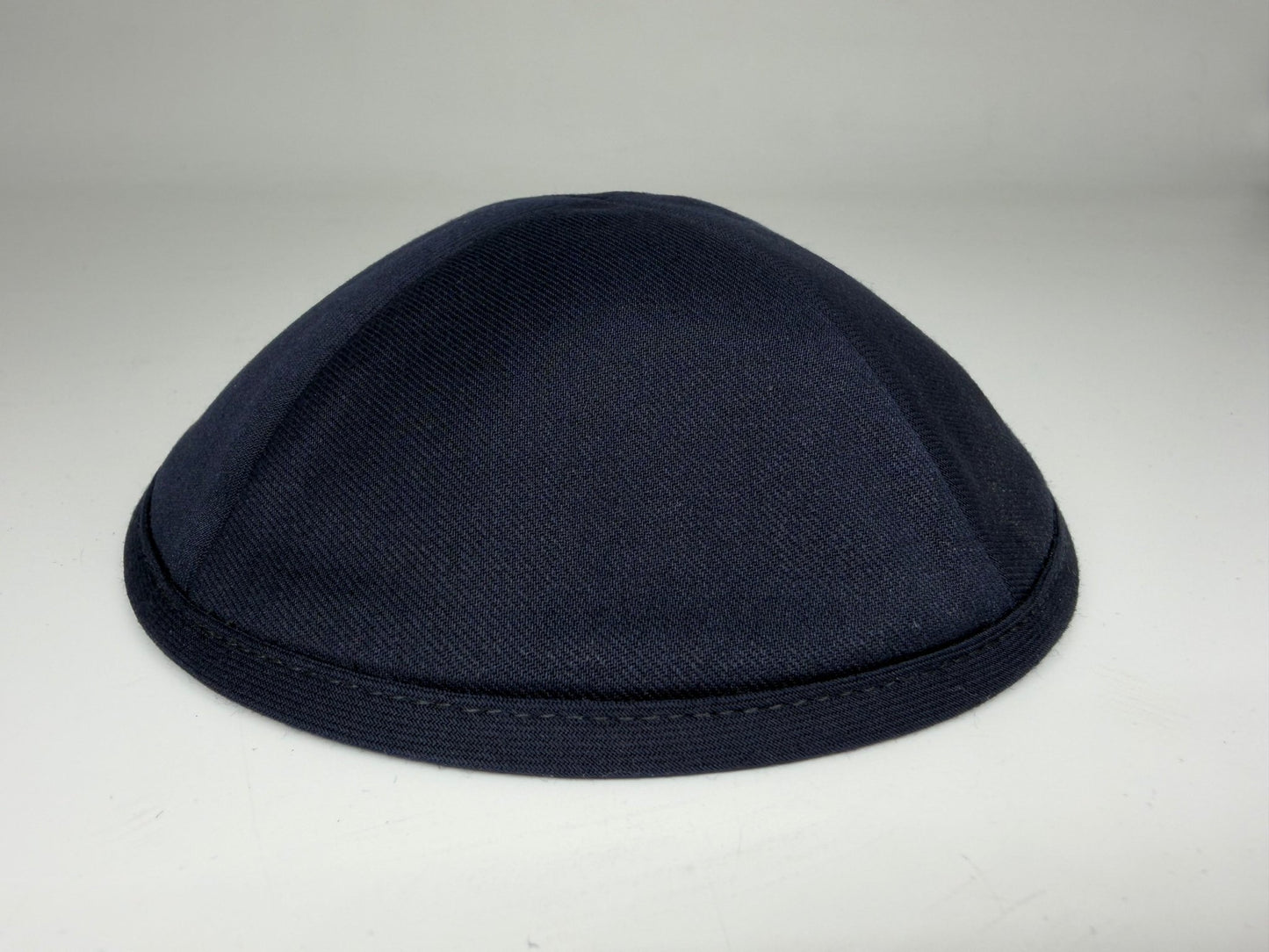 Classic Colored Kippah Matte with Trim - Elegant Everyday Yarmulke