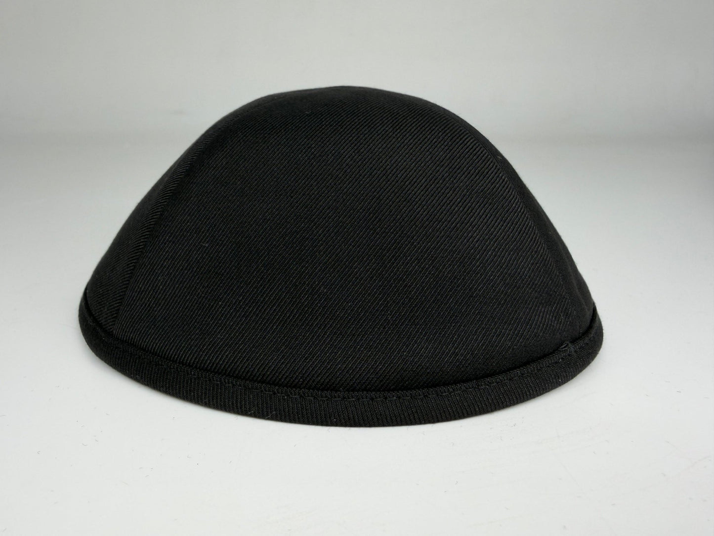 Classic Colored Kippah Matte with Trim - Elegant Everyday Yarmulke