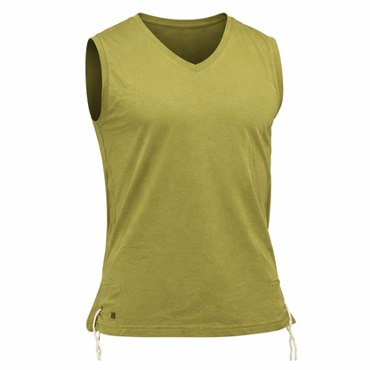 Tzitzit T-Shirt for Men Sleeveless Undershirt Cotton Tallit Katan