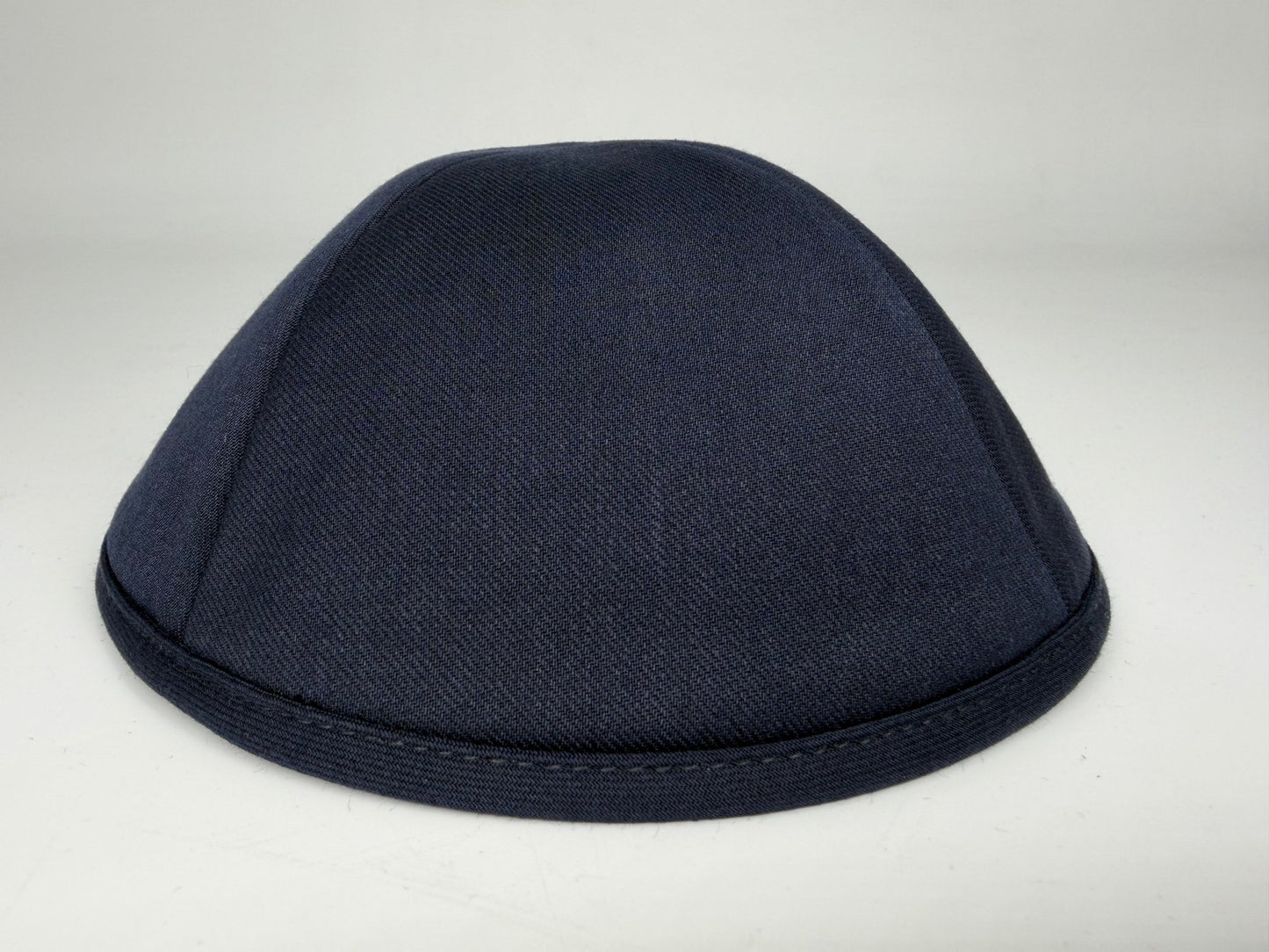 Classic Colored Kippah Matte with Trim - Elegant Everyday Yarmulke