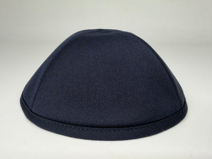 Classic Colored Kippah Matte with Trim - Elegant Everyday Yarmulke