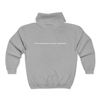 I Have a Dream Unisex Heavy Blend™ Full Zip Hooded Sweatshirt | #iAmYosef - 100% Donated