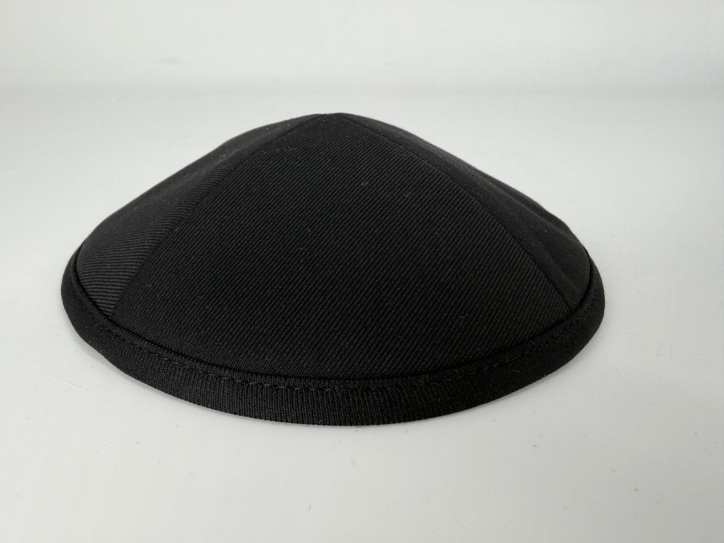 Classic Colored Kippah Matte with Trim - Elegant Everyday Yarmulke