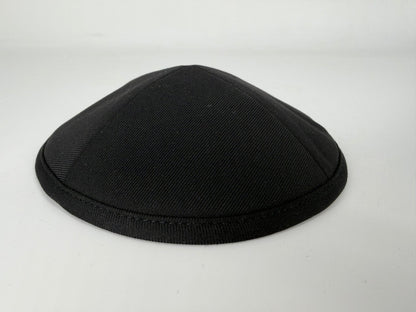 Classic Colored Kippah Matte with Trim - Elegant Everyday Yarmulke