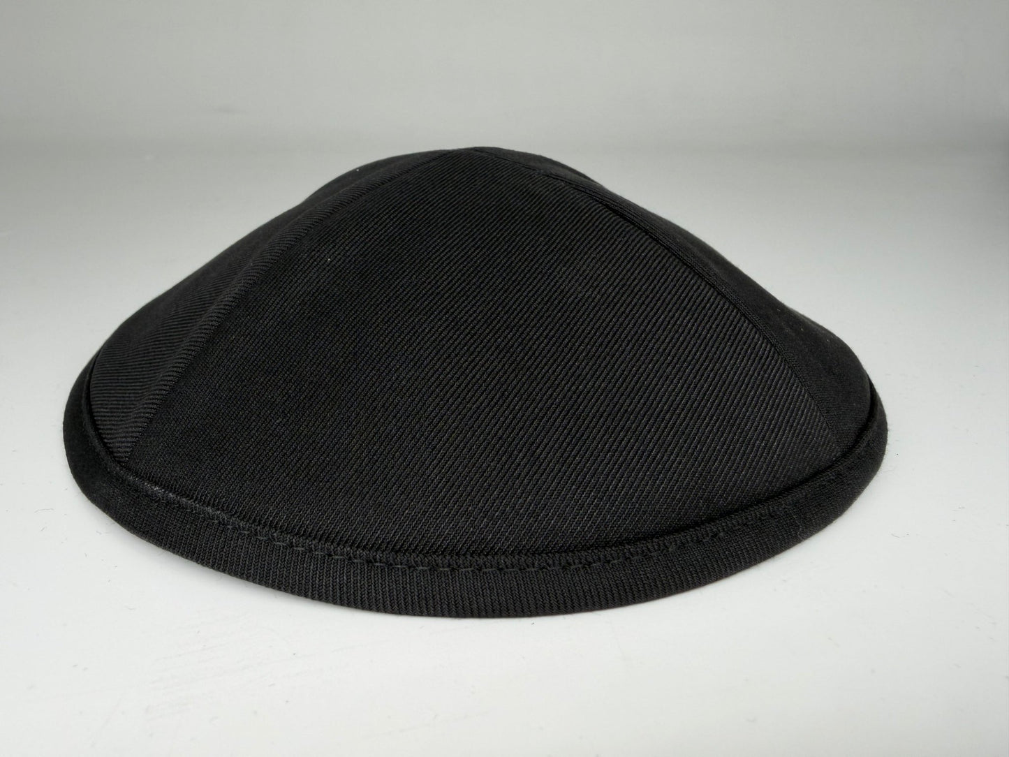 Classic Colored Kippah Matte with Trim - Elegant Everyday Yarmulke