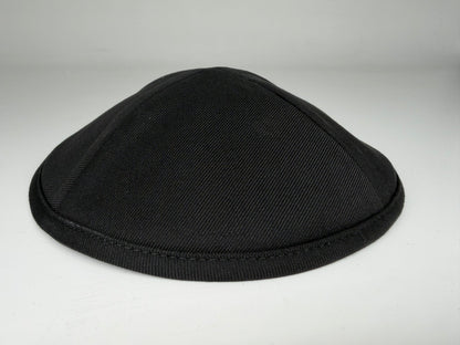 Classic Colored Kippah Matte with Trim - Elegant Everyday Yarmulke