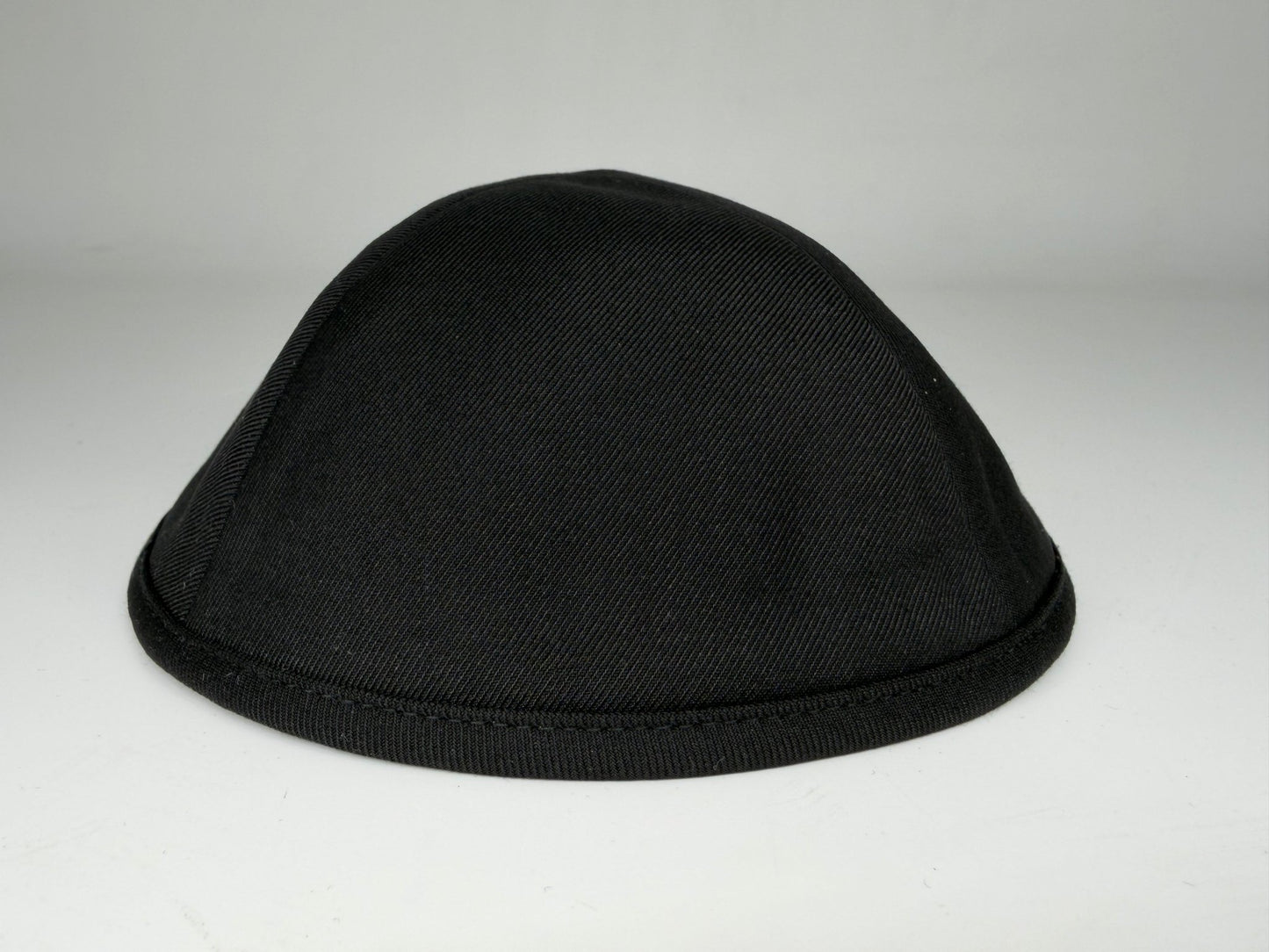 Classic Colored Kippah Matte with Trim - Elegant Everyday Yarmulke