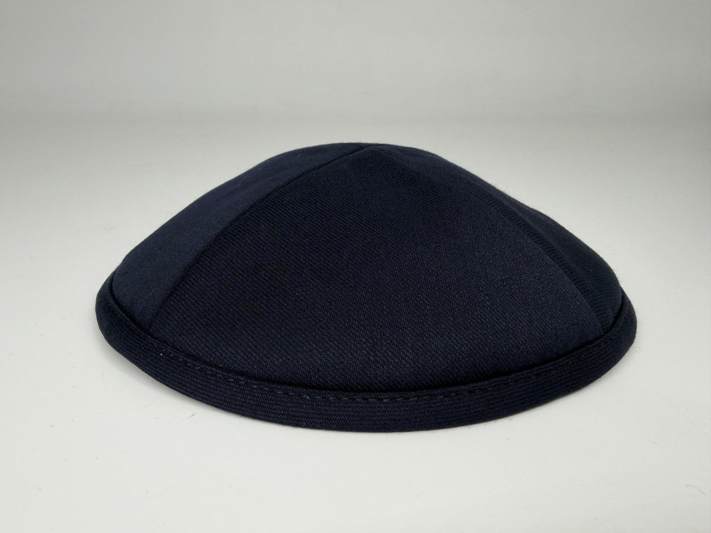 Classic Colored Kippah Matte with Trim - Elegant Everyday Yarmulke