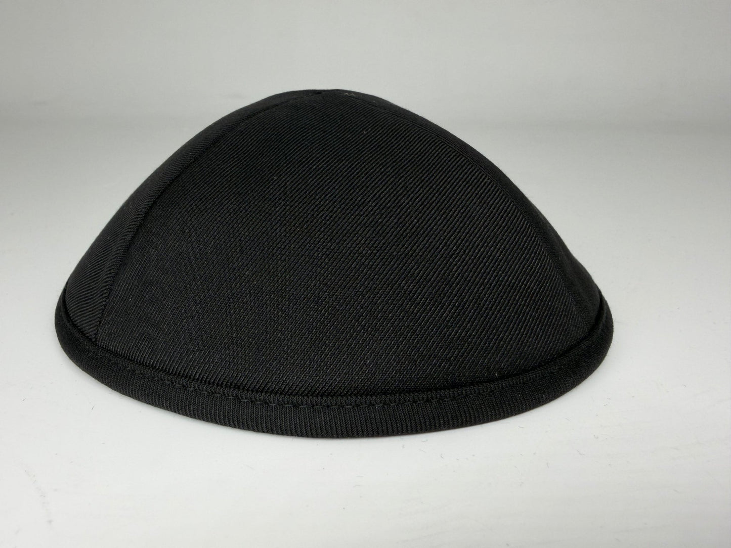 Classic Colored Kippah Matte with Trim - Elegant Everyday Yarmulke