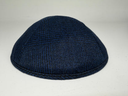 Classic Colored Kippah Matte with Trim - Elegant Everyday Yarmulke