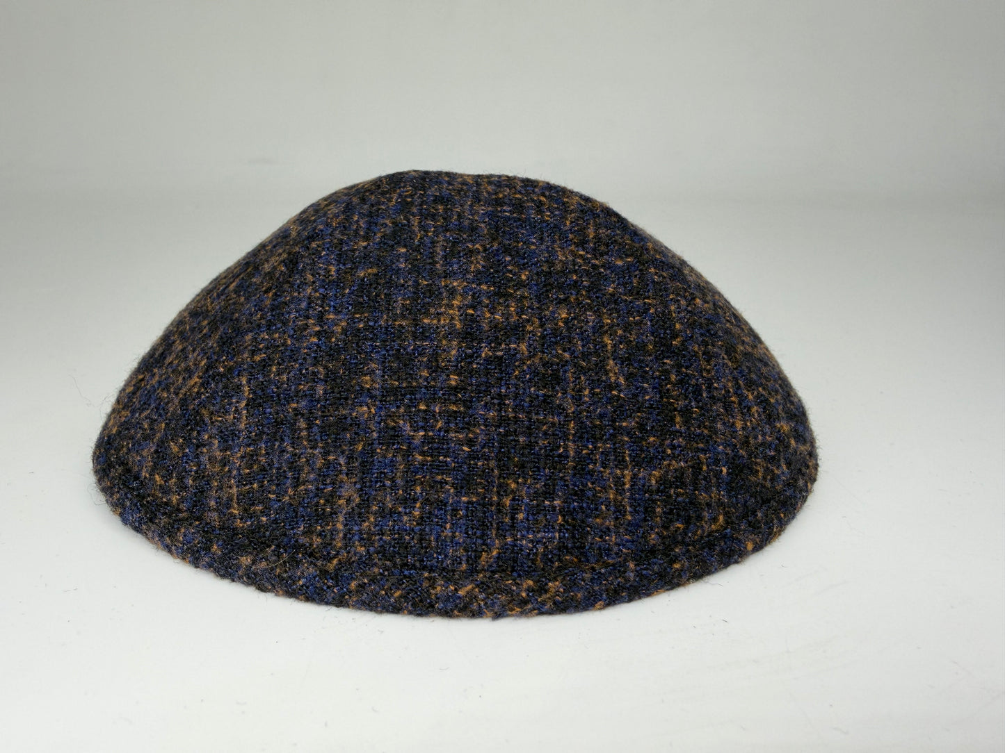 Classic Colored Kippah Matte with Trim - Elegant Everyday Yarmulke